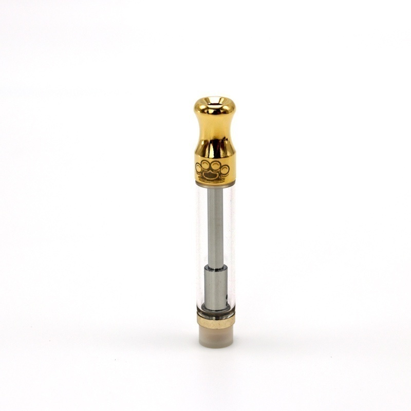 Hot Sale Brass Knuckles 510 Cartridges Pyrex Glass 1.0ml Gold BUD Touch Thick Oil Atomizer Vape Pen Tank Drip Tip With Wick Coils
Hot Sale Brass Knuckles 510 Cartridges Pyrex Glass 1.0ml Gold BUD Touch Thick Oil Atomizer Vape Pen Tank Drip Tip With Wick Coils