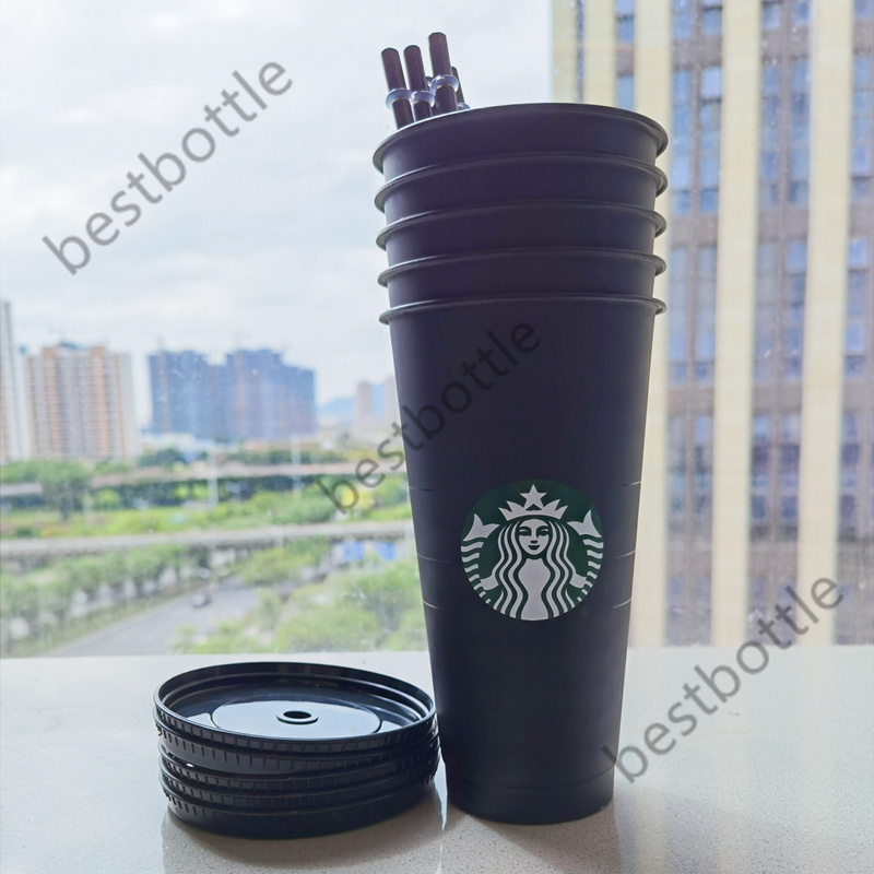 Starbucks Mermaid Goddess 24oz/710ml Plastic Mugs Tumbler Reusable Black Drinking Flat Bottom Pillar Shape Lid Straw Cups 50pcs Free DHL
Starbucks Mermaid Goddess 24oz/710ml Plastic Mugs Tumbler Reusable Black Drinking Flat Bottom Pillar Shape Lid Straw Cups 50pcs Free DHL
