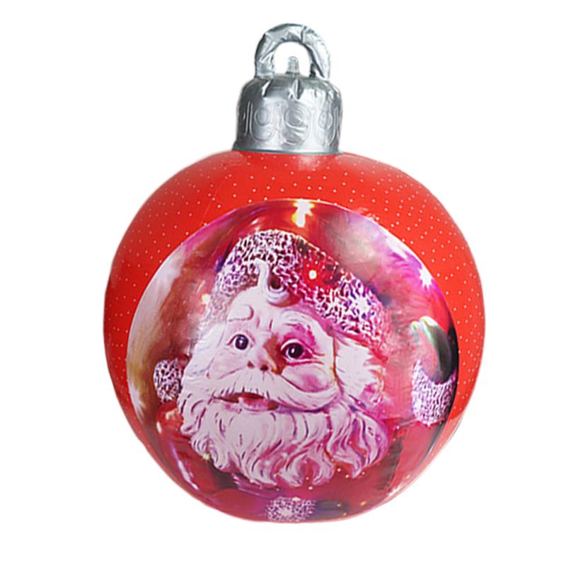 Party Decoration 60Cm Large Christmas Balls Tree Decorations Outdoor Atmosphere Inflatable Baubles Toys For Home Gift Ball Ornament