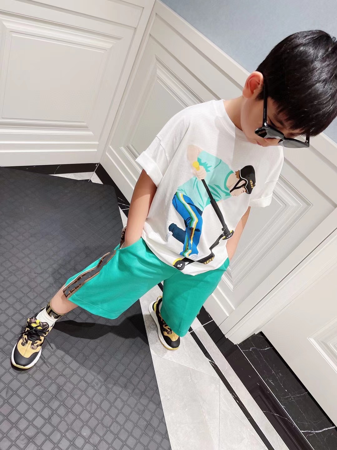 Newest Kids Boys Set 2021 Summer Clothes Baby Boys Short Sleeve T-shirt+Pants 2pcs/Outfits Children Clothes tops, White
Newest Kids Boys Set 2021 Summer Clothes Baby Boys Short Sleeve T-shirt+Pants 2pcs/Outfits Children Clothes tops, White