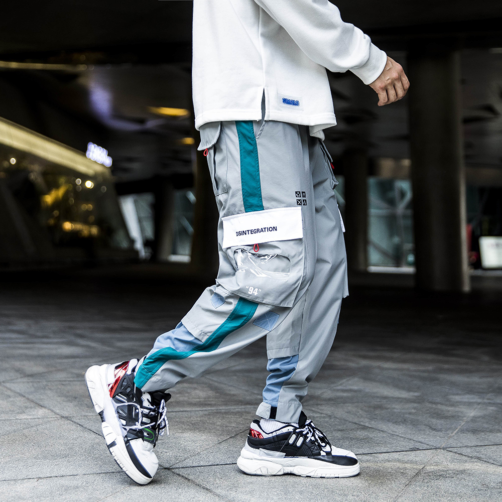 2021 Men Streetwear Hip Hop Cargo Overalls Mens Pockets Sweatpants Casual Techwear Joggers Track Pants Spring New R44q, Gray
2021 Men Streetwear Hip Hop Cargo Overalls Mens Pockets Sweatpants Casual Techwear Joggers Track Pants Spring New R44q, Gray