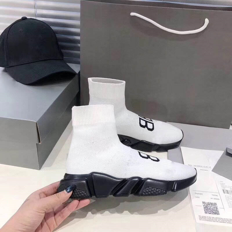 Designer Luxury Speed Stretch Knit Sock Speed Flat Sneakers Shoes Silver Black slip on Sneake Sock Sports Trainer Shoes Sneakers With Box &
Designer Luxury Speed Stretch Knit Sock Speed Flat Sneakers Shoes Silver Black slip on Sneake Sock Sports Trainer Shoes Sneakers With Box &