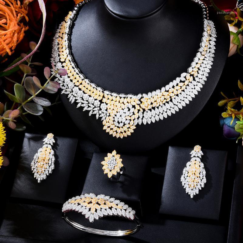 Earrings & Necklace Blanchette 2021 High Quality Luxury Zirconia Ring Bracelet Set Women's Wedding Party Moroccan Jewelry, Silver
Earrings & Necklace Blanchette 2021 High Quality Luxury Zirconia Ring Bracelet Set Women's Wedding Party Moroccan Jewelry, Silver