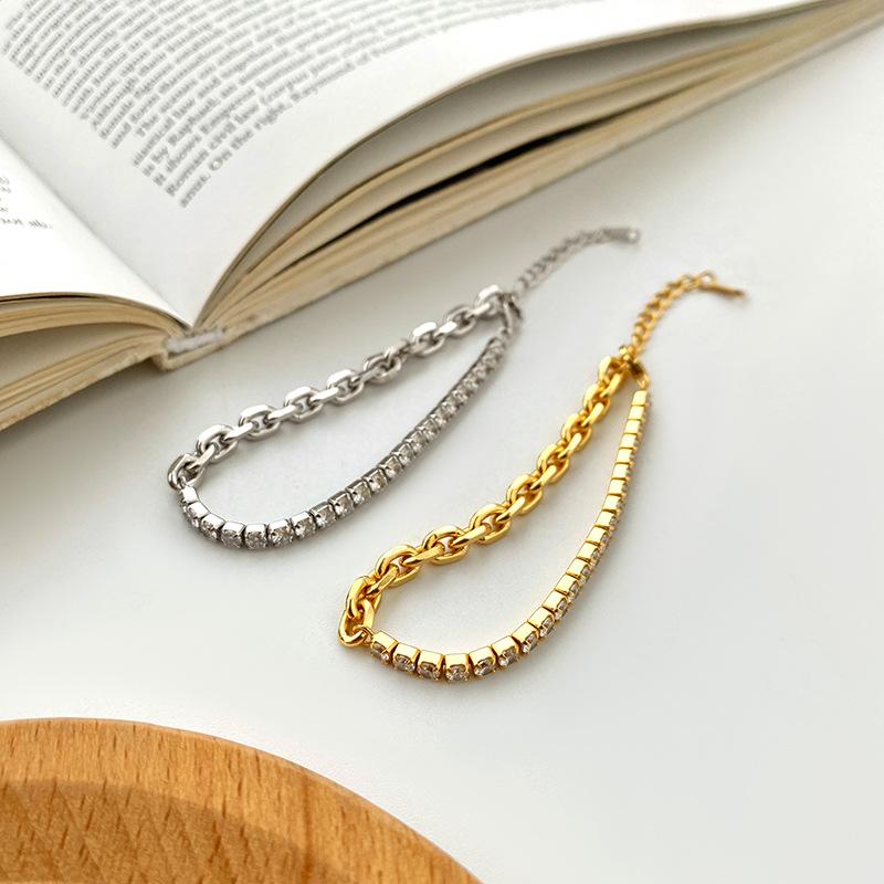 Chains Splicing Retro Classical 100% 925 Sterling Silver Simulate Moissanite Lab Diamond Bracelet For Women Fine Jewelry Wedding GIft
Chains Splicing Retro Classical 100% 925 Sterling Silver Simulate Moissanite Lab Diamond Bracelet For Women Fine Jewelry Wedding GIft