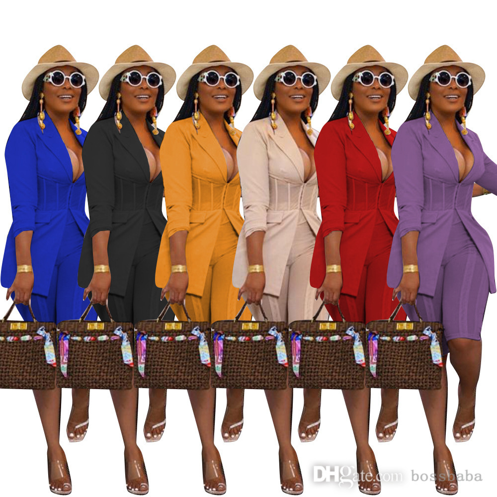 Women Two Piece Set Blazers Suits With Shorts Pants Autumn Fashion Solid Color Jacket Sheer Mesh Patchwork Office Lady Blazer, Purple
Women Two Piece Set Blazers Suits With Shorts Pants Autumn Fashion Solid Color Jacket Sheer Mesh Patchwork Office Lady Blazer, Purple