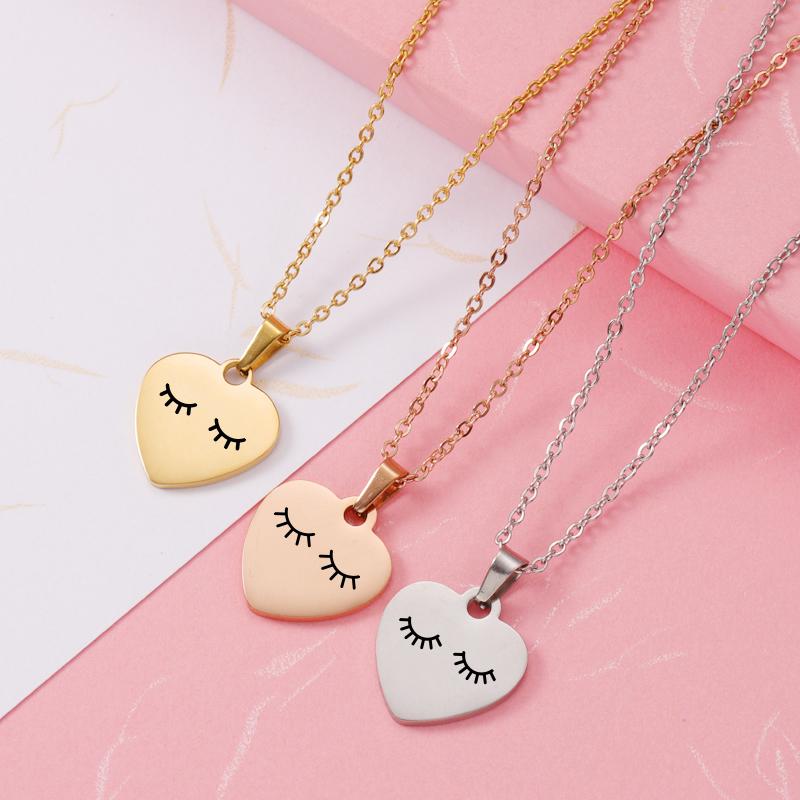Pendant Necklaces Fnixtar 20Pcs/Lot Laser Shy Eye Stainless Steel Cable Chain For DIY Custom Name Logo Women's Men's
Pendant Necklaces Fnixtar 20Pcs/Lot Laser Shy Eye Stainless Steel Cable Chain For DIY Custom Name Logo Women's Men's