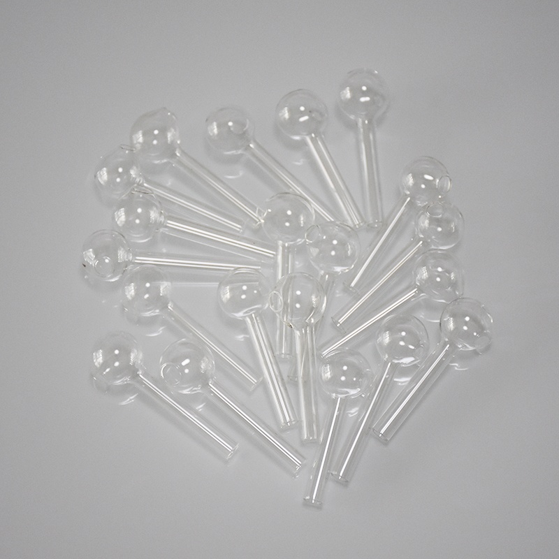 Mini Clear Glass Pipe Oil Nail Burning Jumbo Pipe Pyrex Glass Oil Burner Concentrate Pipes Thick Glass Oil Burner Transparent Smoking Tube wholesale