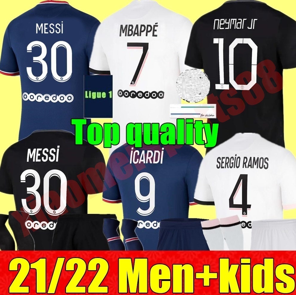 MESSI soccer jerseys 21 22 ICARDI adult Women Men + Kids Kit 2021 2022 home away 3rd SERGIO RAMOS MBAPPE DI MARIA VERRATTI psGMaillots de Football Shirt Set Uniforms, Adult away+league patch
MESSI soccer jerseys 21 22 ICARDI adult Women Men + Kids Kit 2021 2022 home away 3rd SERGIO RAMOS MBAPPE DI MARIA VERRATTI psGMaillots de Football Shirt Set Uniforms, Adult away+league patch