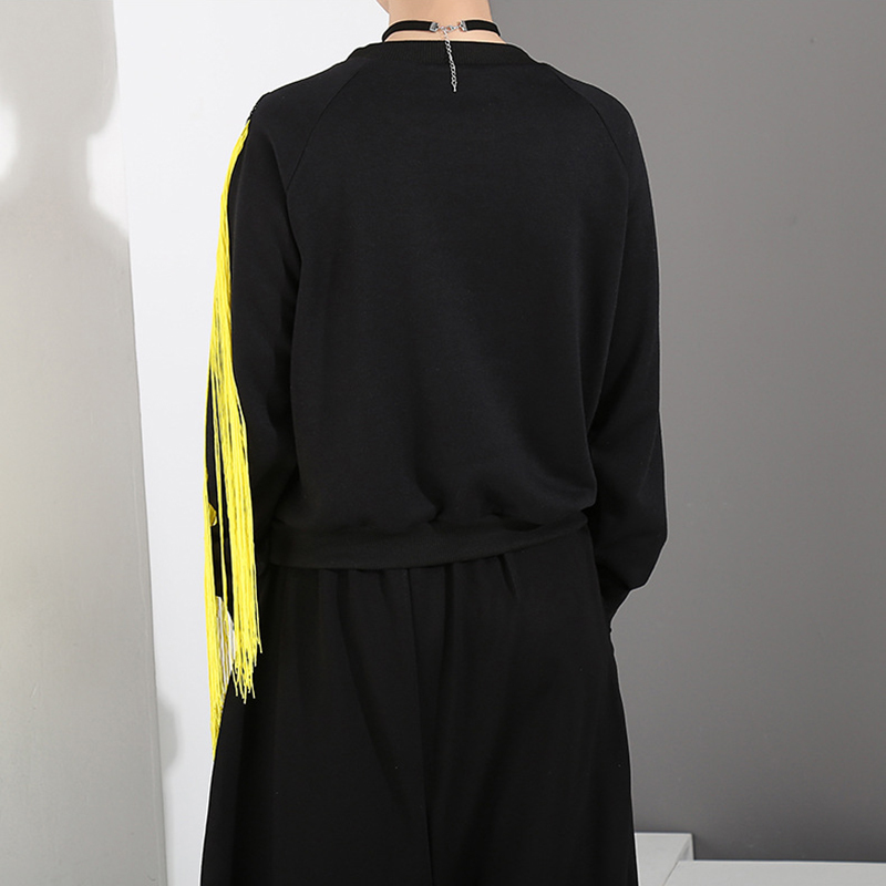 Stitching Colorful Hit Colors Sweatshirt For Women O Neck Long Sleeve Oversized Casual Sweatshirts Female 2021 New, Black
Stitching Colorful Hit Colors Sweatshirt For Women O Neck Long Sleeve Oversized Casual Sweatshirts Female 2021 New, Black