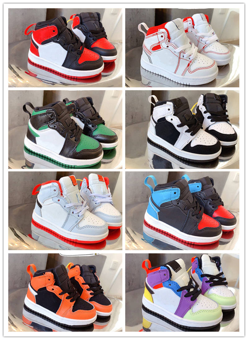 Multi-Color boy girl running shoes size 22-37 Children High 1s basketball shoes Yellow little black hook Casual sport shoes
Multi-Color boy girl running shoes size 22-37 Children High 1s basketball shoes Yellow little black hook Casual sport shoes