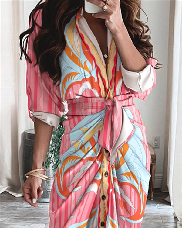 Women's Summer Elegant Button Ruched Bandage Maxi Dress - Short Sleeve, V Neck, Casual Beach Dress, Plus Size, B4