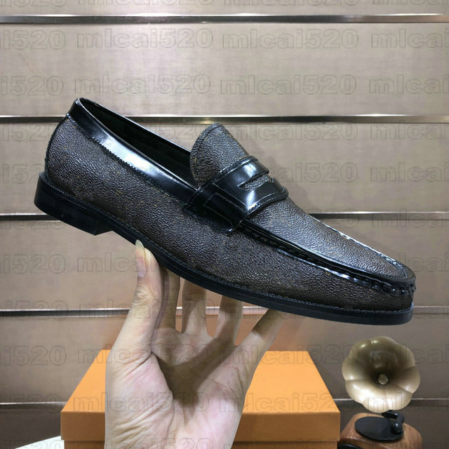 Major Loafer Casual Dress Shoes X Basketball Timeless Penny Leather Vendome Flex Loafers Monograms Damiers canvas Designer Mens Fashion Shoe, Color 01
Major Loafer Casual Dress Shoes X Basketball Timeless Penny Leather Vendome Flex Loafers Monograms Damiers canvas Designer Mens Fashion Shoe, Color 01
