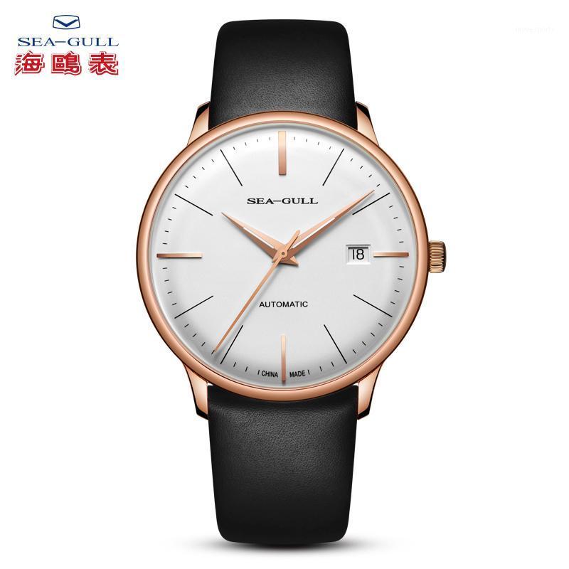 Seagull Men's Watch 18k Gold Automatic Mechanical Bauhaus Style Business 619.517 Official Authentic Wristwatches
Seagull Men's Watch 18k Gold Automatic Mechanical Bauhaus Style Business 619.517 Official Authentic Wristwatches
