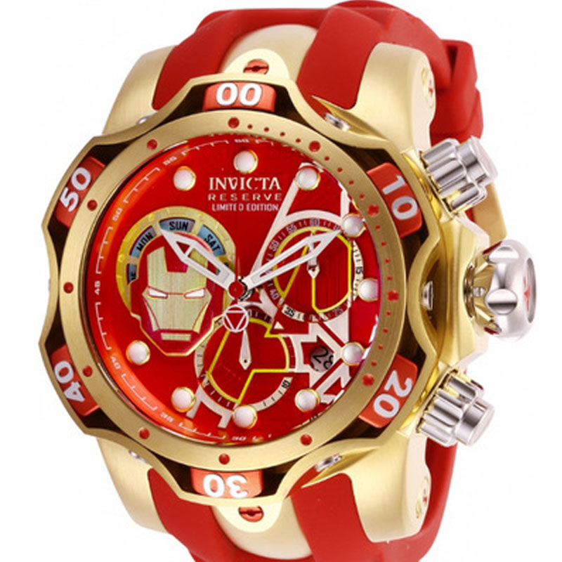 INVICTA Luxury Brand Men's Quartz Watch Casual Fashion Calendar Waterproof Watches Silicone Strap Reloj de hombre, Tool
INVICTA Luxury Brand Men's Quartz Watch Casual Fashion Calendar Waterproof Watches Silicone Strap Reloj de hombre, Tool