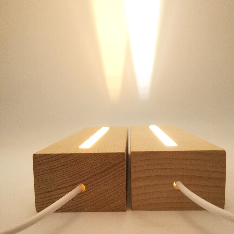 Rectangle Beech Wood Light Base USB Night Lamp With Button Switch LED Stand Display Warm White LED Holders For Acrylic
Rectangle Beech Wood Light Base USB Night Lamp With Button Switch LED Stand Display Warm White LED Holders For Acrylic