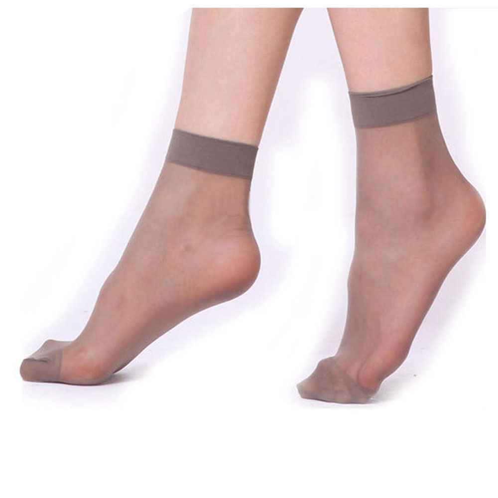 10 Pairs Women's Ankle Socks Sexy Ultra-thin Elastic Silky Short Silk beautiful girls socks, Black
10 Pairs Women's Ankle Socks Sexy Ultra-thin Elastic Silky Short Silk beautiful girls socks, Black