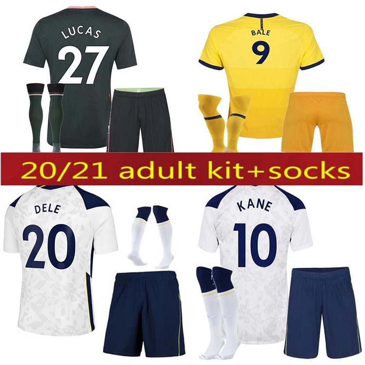 21 DELE SON TOTTENHAM BALE KANE soccer jersey HOJBJERG 2020 2021 LUCAS football shirts uniforms men + kids Socks kit, Multi
21 DELE SON TOTTENHAM BALE KANE soccer jersey HOJBJERG 2020 2021 LUCAS football shirts uniforms men + kids Socks kit, Multi