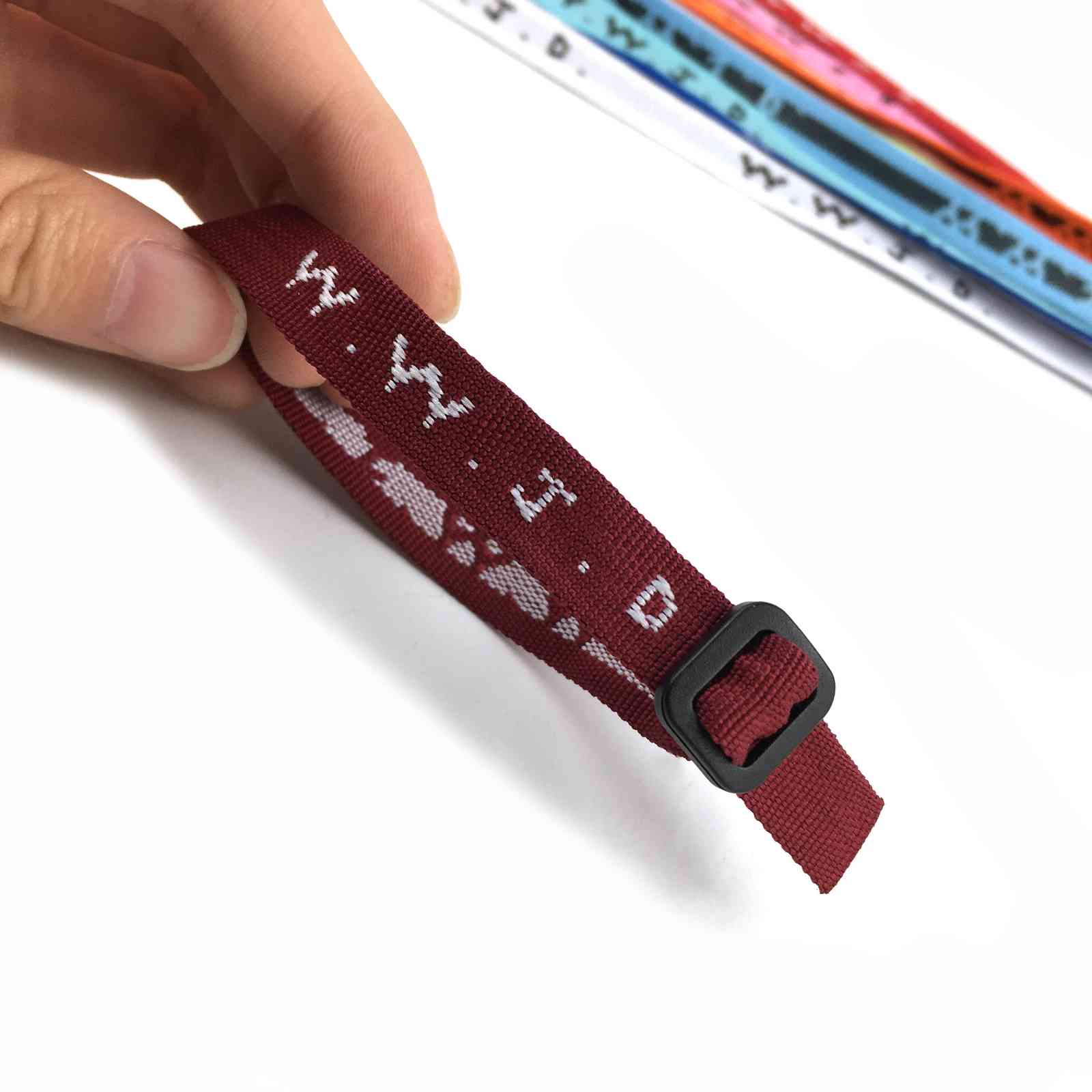 Polyter Jacquard Bracelet That Says WWJD Adjustable Mh Custom WWJD Bracelets Woven2536510