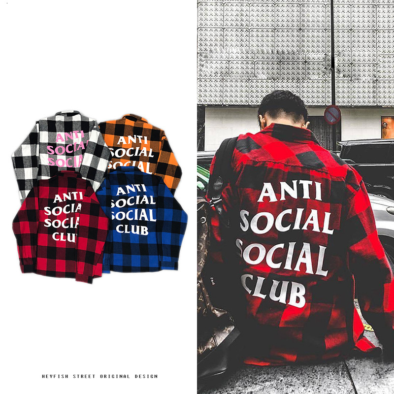 Tested Assc Long Sleeve Plaid Anti Social Club Shirt Coat Couple Ins Fashion, Tan;black
Tested Assc Long Sleeve Plaid Anti Social Club Shirt Coat Couple Ins Fashion, Tan;black