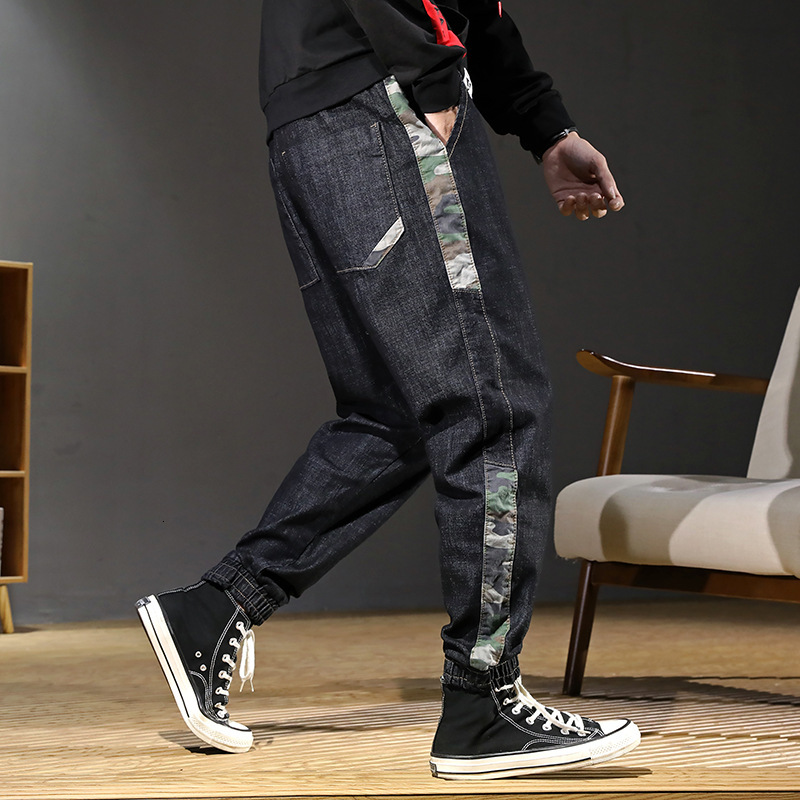 2021 Fashion Men's Baggy Jeans Autumn Loose Tie Feet Trousers Plus Size Street Men Denim Harem Pants Tallas Es Hombre Hlwr, Black
2021 Fashion Men's Baggy Jeans Autumn Loose Tie Feet Trousers Plus Size Street Men Denim Harem Pants Tallas Es Hombre Hlwr, Black