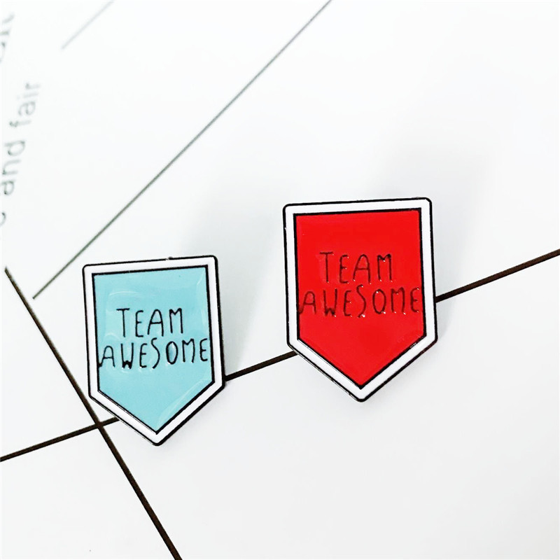 TEAM AWESOME Enamel Brooches Pin for Women Fashion Dress Coat Shirt Demin Metal Brooch Pins Badges Promotion Gift 2021 New Design, Gray
TEAM AWESOME Enamel Brooches Pin for Women Fashion Dress Coat Shirt Demin Metal Brooch Pins Badges Promotion Gift 2021 New Design, Gray