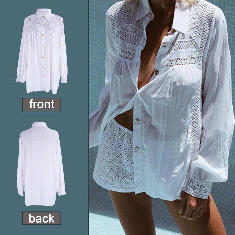 Women's Swimwear Women Swimsuit Hollow Cover Ups Sleeve Kaftan Beach Tunic Dress Robe De Plage Solid White Pareo Cover-ups Cardigan, As pic 
Women's Swimwear Women Swimsuit Hollow Cover Ups Sleeve Kaftan Beach Tunic Dress Robe De Plage Solid White Pareo Cover-ups Cardigan, As pic