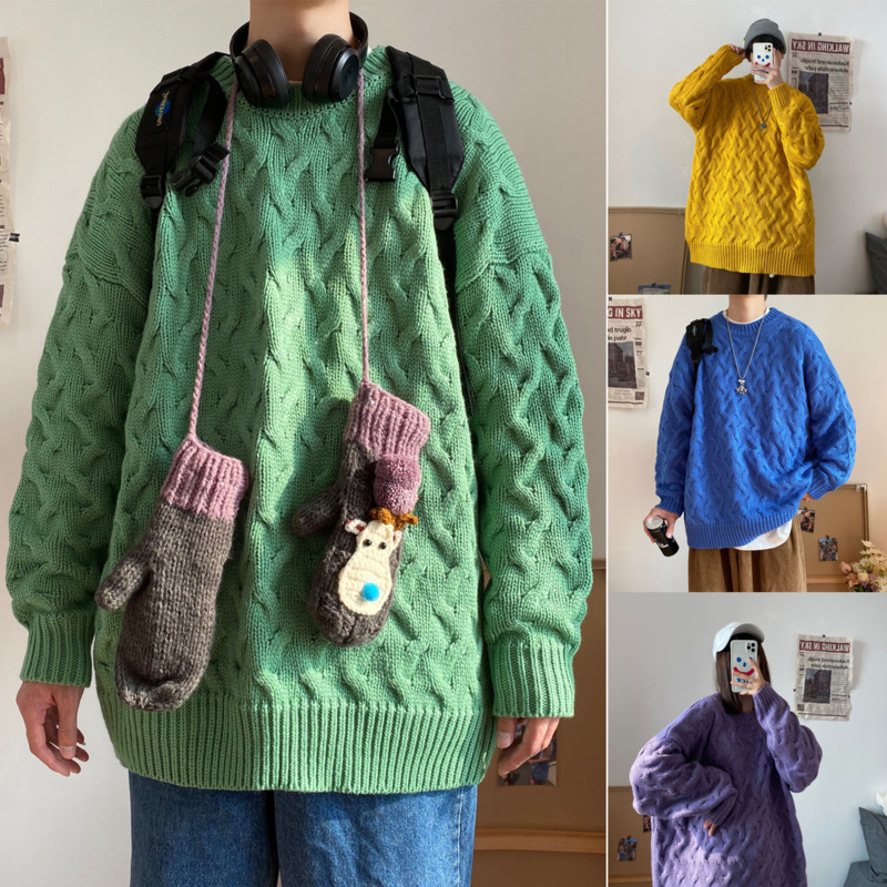 2021 New Winter Thick Sweater Men's Warmth Fashion Retro Casual Knitted Pullover Men Streetwear Knitting Sweaters Mens Clothes Qwww, Green
2021 New Winter Thick Sweater Men's Warmth Fashion Retro Casual Knitted Pullover Men Streetwear Knitting Sweaters Mens Clothes Qwww, Green