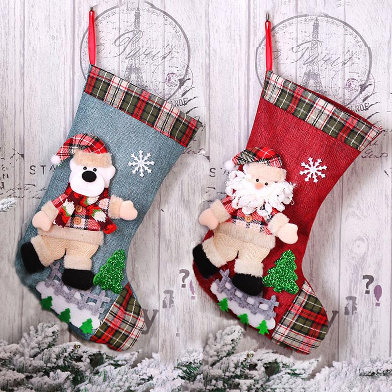Men's Socks 2022 Year Christmas Stocking Sack Xmas Gift Candy Bag Noel Decorations For Home Navidad Sock Tree Decor, M- bear
Men's Socks 2022 Year Christmas Stocking Sack Xmas Gift Candy Bag Noel Decorations For Home Navidad Sock Tree Decor, M- bear
