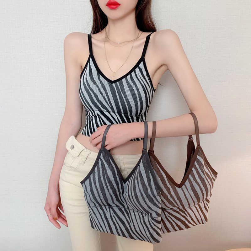 Summer est Arrivals Fashion Women Sleeveless Tops Casual Zebra Pattern Crop Tops Female Sexy Tanks Camis 210604, Gray
Summer est Arrivals Fashion Women Sleeveless Tops Casual Zebra Pattern Crop Tops Female Sexy Tanks Camis 210604, Gray