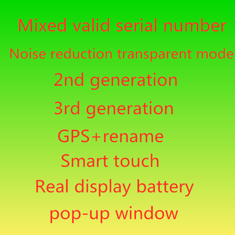 Airoha anc 1562 chip valid serial number noise reduction rename GPS 3rd generation 2nd generation Bluetooth sports headset wireless charging
Airoha anc 1562 chip valid serial number noise reduction rename GPS 3rd generation 2nd generation Bluetooth sports headset wireless charging