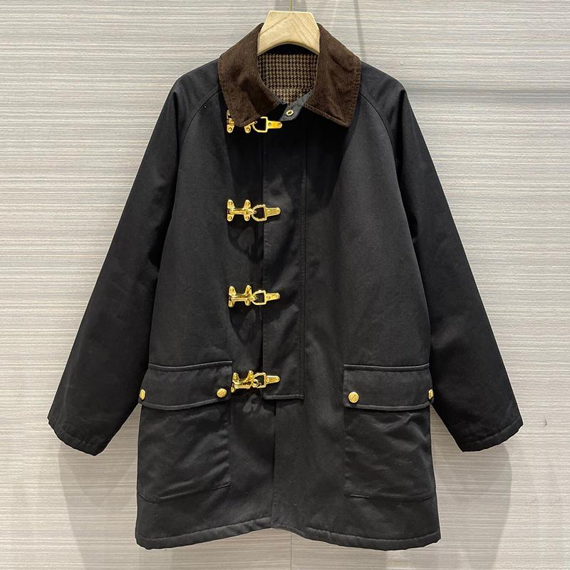 Women's Jackets Luxury Chic Aircraft Buckle Cotton Linen Jacket Women High Quality Black Patchwork Lapel Wool Houndstooth Liner Loose Coat, Black;brown
Women's Jackets Luxury Chic Aircraft Buckle Cotton Linen Jacket Women High Quality Black Patchwork Lapel Wool Houndstooth Liner Loose Coat, Black;brown
