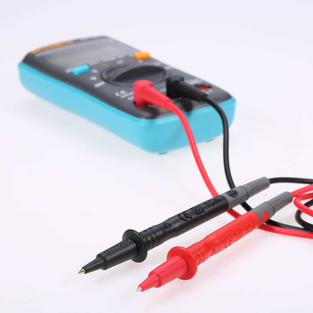 LCD Digital Multimeter DMM Detector DC AC Voltage Voltmeter Ohm Meter Current Resistance Diode Capaticance Frequency Duty Ammeter Tester