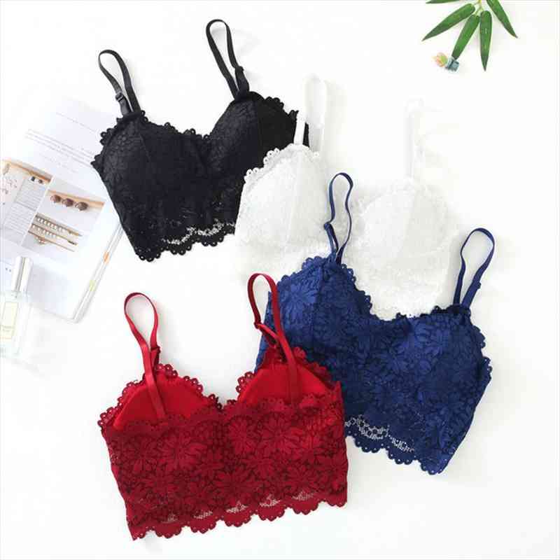 Arrival Women Push Up Wireless Lace Bra Top Women Plus Size Bralette Underwear Lingerie Full Cup, White
Arrival Women Push Up Wireless Lace Bra Top Women Plus Size Bralette Underwear Lingerie Full Cup, White