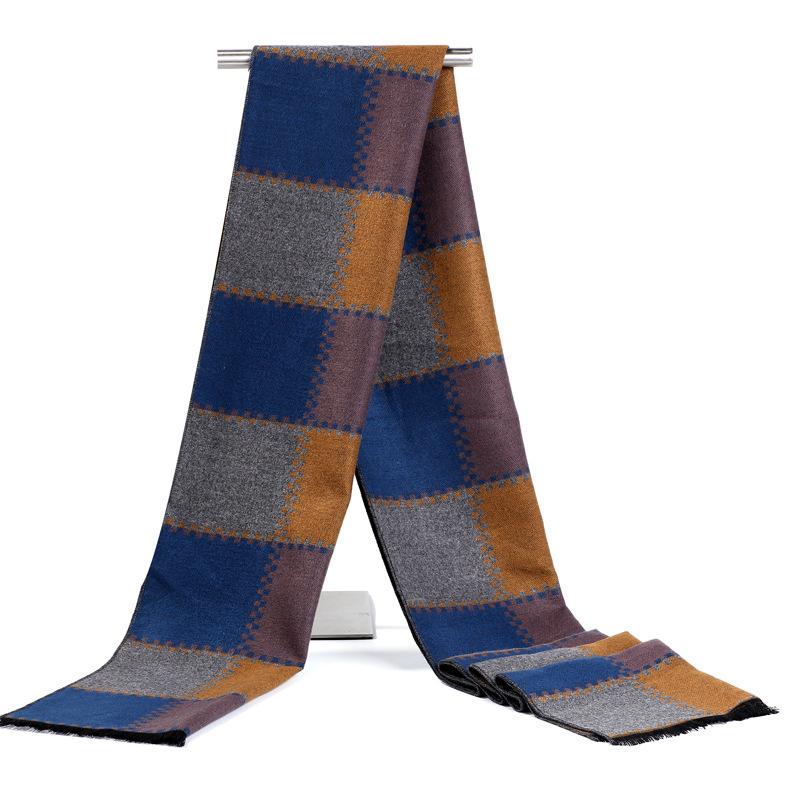 Scarves Scarf Men's Cashmere Plaid Winter Wild Business Warm Cotton Collar Long Section Young Thickening
Scarves Scarf Men's Cashmere Plaid Winter Wild Business Warm Cotton Collar Long Section Young Thickening