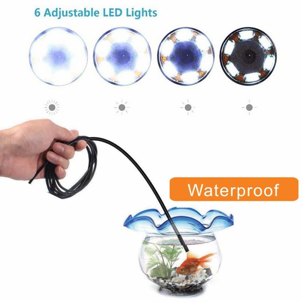 3in1 7mm 10m5m2m1m Mini Endoscope Camera Flexible IP67 Waterproof Cable Snake Borescope Inspection Cameras TYPEC USB for And767161