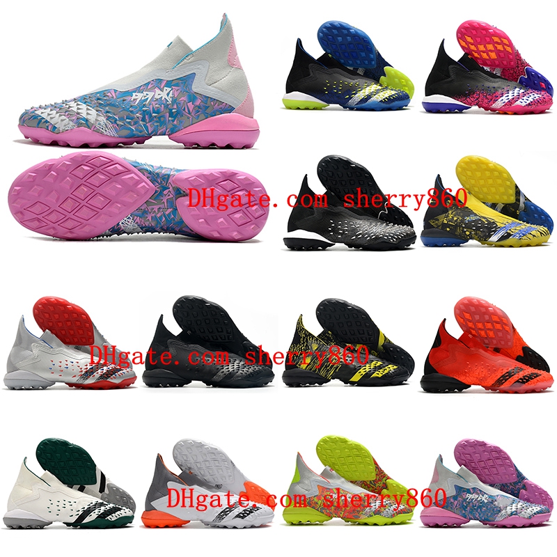 2021 soccer shoes mens cleats PREDATOR FREAK + TF Turf MD Crampons de football boots scarpe da calcio Trainers Firm Ground, As picture 2
2021 soccer shoes mens cleats PREDATOR FREAK + TF Turf MD Crampons de football boots scarpe da calcio Trainers Firm Ground, As picture 2