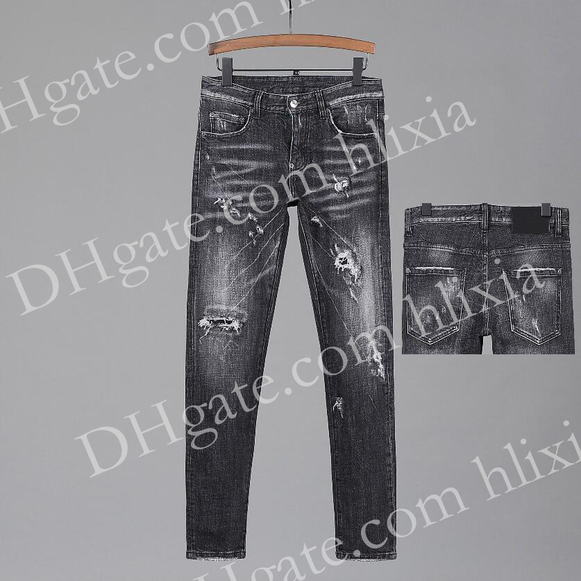 2021 Mens Rips Stretch Black Jeans Fashion Slim Fit Washed Motocycle Denim Pants Panelled Hip HOP Trousers H803 jeans, Color04
2021 Mens Rips Stretch Black Jeans Fashion Slim Fit Washed Motocycle Denim Pants Panelled Hip HOP Trousers H803 jeans, Color04