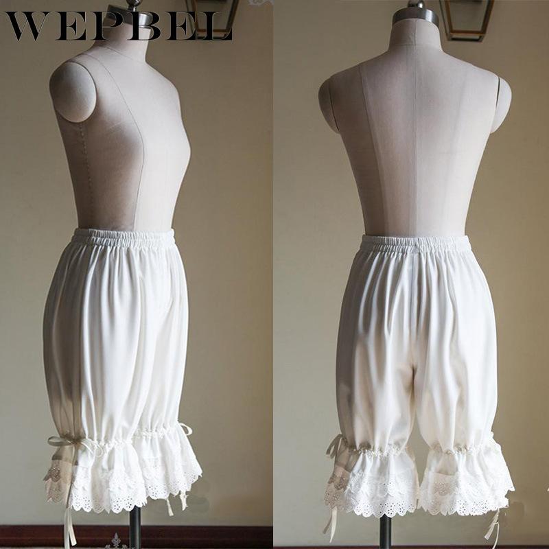 Women' Pants & Capris Lace Lolita Style Short Women Bloomers Latern Pumpkin Ruffles Loose High Elastic Waist Underskirts, Black
Women' Pants & Capris Lace Lolita Style Short Women Bloomers Latern Pumpkin Ruffles Loose High Elastic Waist Underskirts, Black