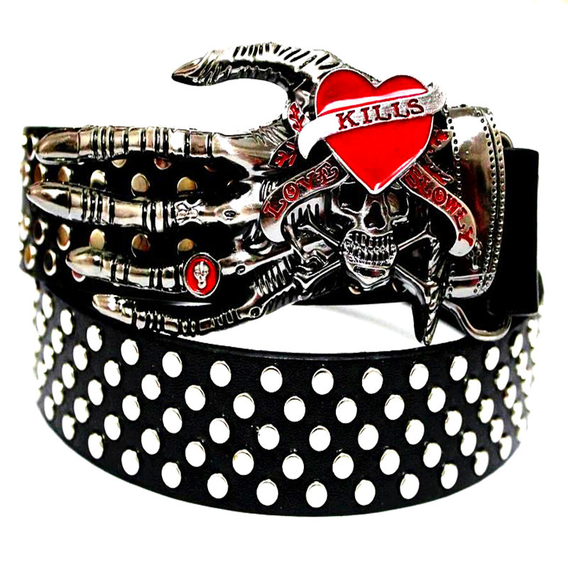 2021 New Fashion Men Street Dance Full Rivet Belts Heavy Metal Hip Hop Nightclub Skull Belt Personality 00q8, Black
2021 New Fashion Men Street Dance Full Rivet Belts Heavy Metal Hip Hop Nightclub Skull Belt Personality 00q8, Black