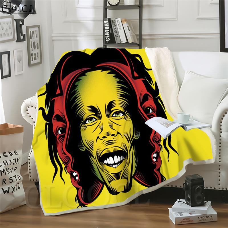 CLOOCL Reggae Bob Marley 3D Print Casual Style Air Conditioning Blanket Sofa Teens Bedding Throw Blanket Plush Quilt
CLOOCL Reggae Bob Marley 3D Print Casual Style Air Conditioning Blanket Sofa Teens Bedding Throw Blanket Plush Quilt