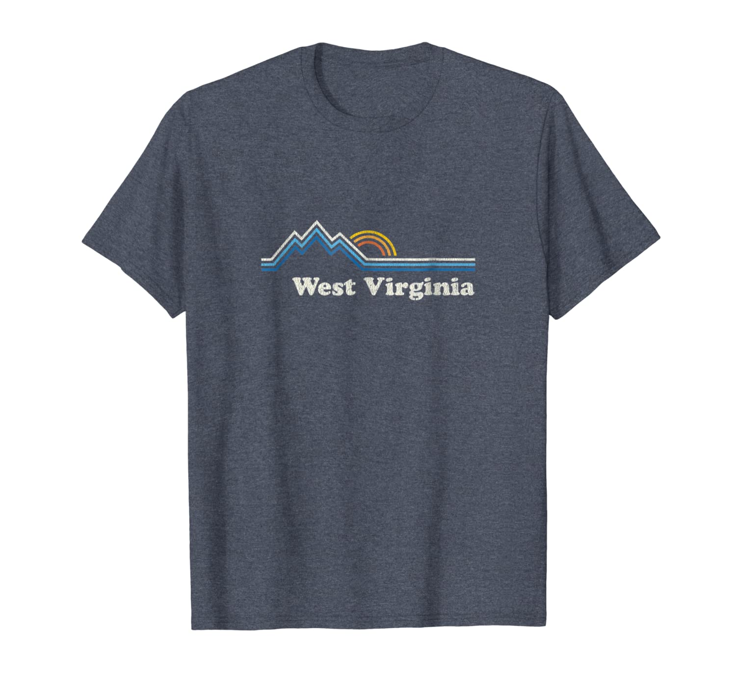 retro west virginia wv t shirt vintage sunrise mountains tee, White;black
retro west virginia wv t shirt vintage sunrise mountains tee, White;black