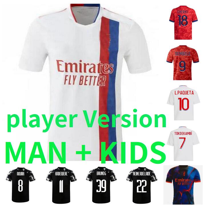 Maillot Lyon 4TH 21 22 Lyonnais Soccer Jerseys SHAQIRI BOATENG CHERKI OL digital fourth football shirts TRAORE L.Paquetá men kids kit equipment BRUNO G player Version, Kids size
Maillot Lyon 4TH 21 22 Lyonnais Soccer Jerseys SHAQIRI BOATENG CHERKI OL digital fourth football shirts TRAORE L.Paquetá men kids kit equipment BRUNO G player Version, Kids size