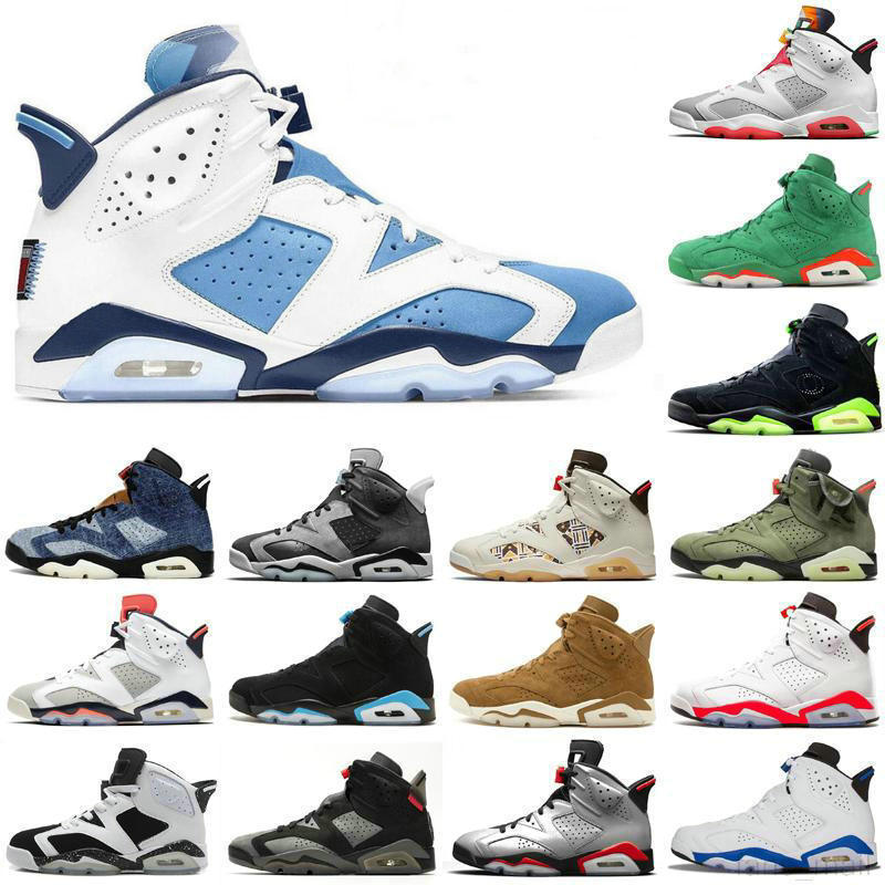 Top Quality Jumpman 6 6s Basketball Shoes UNC Electric Green British Khaki Black Infrared White Pink DMP Carmine Hare Red Oreo Hommes Ash Sports Trainers Sneakers, Packing;not sold separately
Top Quality Jumpman 6 6s Basketball Shoes UNC Electric Green British Khaki Black Infrared White Pink DMP Carmine Hare Red Oreo Hommes Ash Sports Trainers Sneakers, Packing;not sold separately