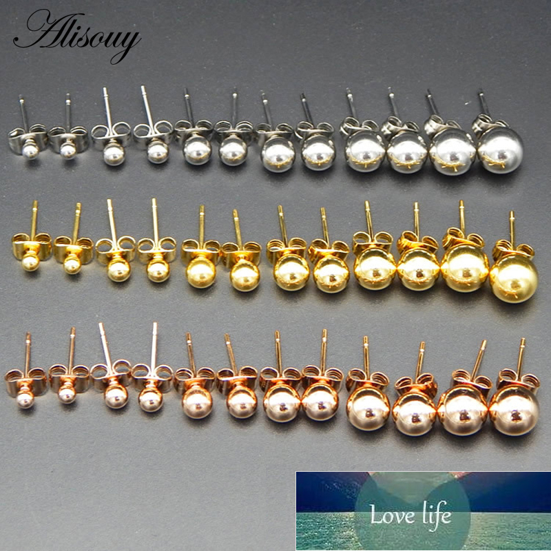 1 pair Unisex Stainless STEEL PLAIN Round BALL EAR STUDS Upper Ear Stud Earrings 3 -8mm Piercing Jewelry Factory price expert design Quality Latest Style Original
1 pair Unisex Stainless STEEL PLAIN Round BALL EAR STUDS Upper Ear Stud Earrings 3 -8mm Piercing Jewelry Factory price expert design Quality Latest Style Original