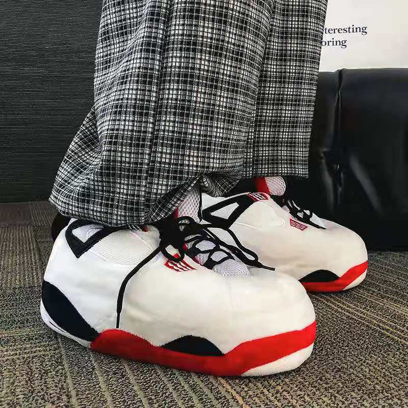 Big Plush Sneaker Slippers Soft Couple Slide Comfy Winter Shoes Women And Man Chaussons Maison Zapatillas Casa Hombre Pantoufles K722, As shown
Big Plush Sneaker Slippers Soft Couple Slide Comfy Winter Shoes Women And Man Chaussons Maison Zapatillas Casa Hombre Pantoufles K722, As shown