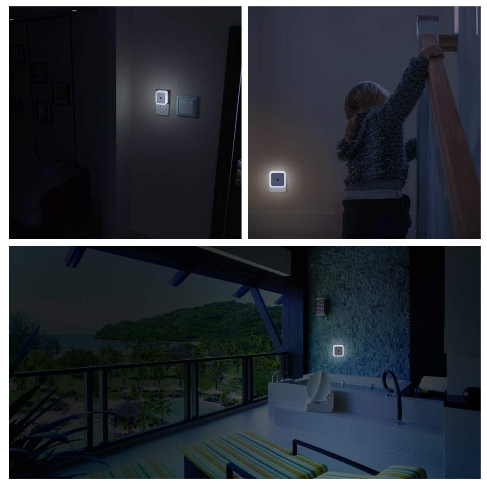LED Night Light Mini Sensor Illumination Control 110V 220V EU US Plug Energy Saving Lamp For Living Room Bedroom Lighting