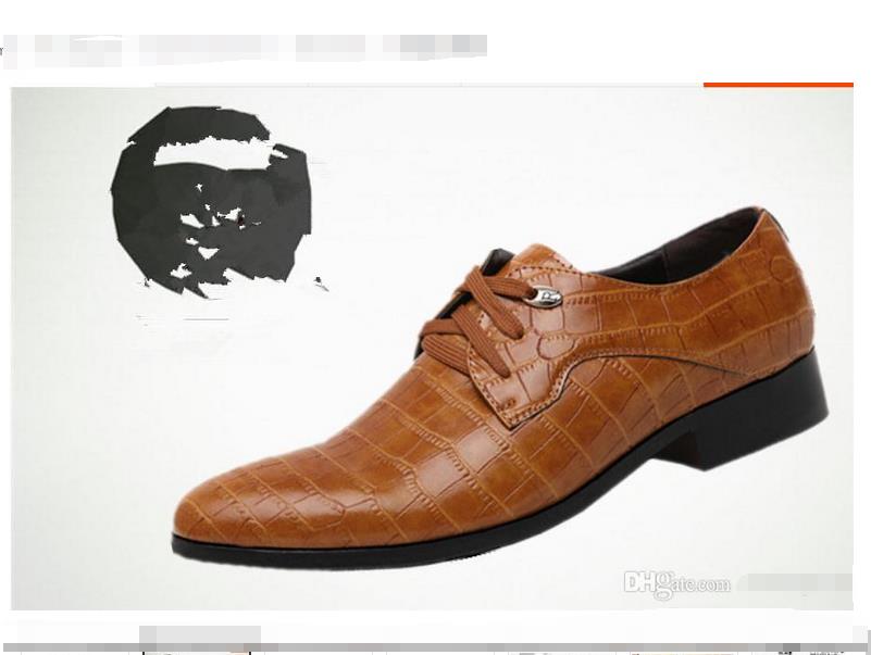 Hot sale- Men's shoes in Spring and Autumn with New style Low heel pointed end