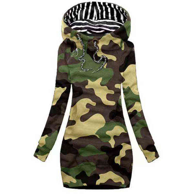 Fashion Women Sweatshirt Pullover Hoodies Long Sleeve Dress Hooded Striped Hooded Tops Drawstring Sweatshirts Slim Long Hoodies 211108