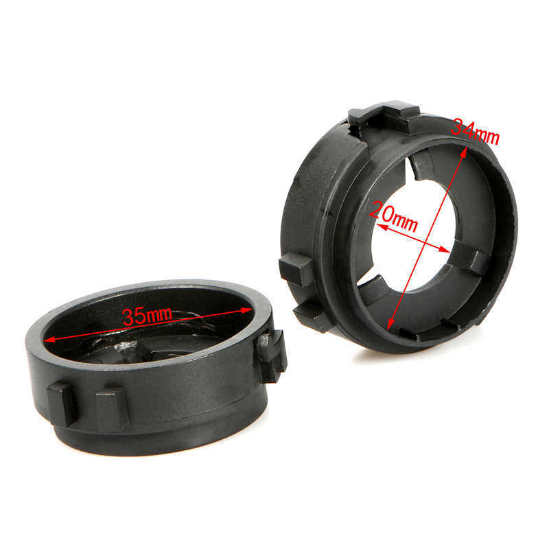 New for 2 Pcs Golf-6 Sharan Scirocco Car H7 LED Headlight Bulb Base Holder Fog Lights Adapter Retainer Clips Accessories