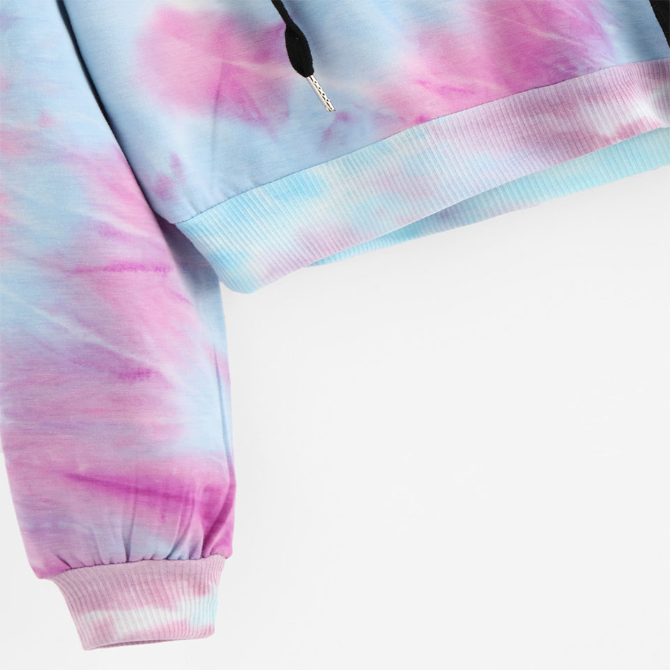 Sexy Cropped Hoodie Ombre Pullover Harajuku Fashion Short Hoodies Drawstring Women Korean Street Style Clothing Hoodie Cute T200525
